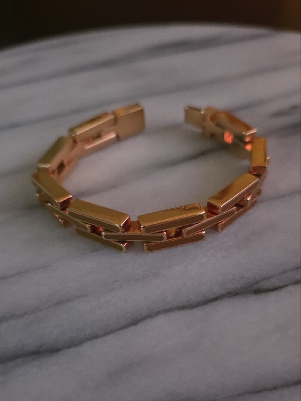 Prada Orange And Gold Link Bracelet - Picture 11 of 15